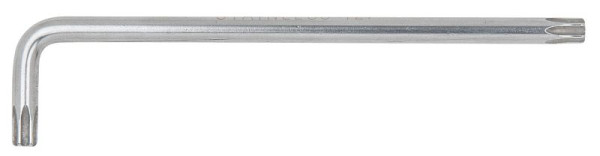 KS Tools Edelstahl Torx-Winkelstiftschlüssel mit Bohrung, lang, TB10, 964.0601