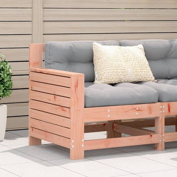 vidaXL Gartensofa mit Armlehne und Kissen Massivholz Douglasie, 844923