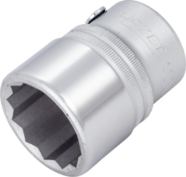 Hazet Steckschlüsseleinsatz, Doppelsechskant, Vierkant hohl 20 mm (3/4 Zoll), Außen-Doppel-Sechskant Profil, 1.3/16 ", 1000AZ-1.3/16