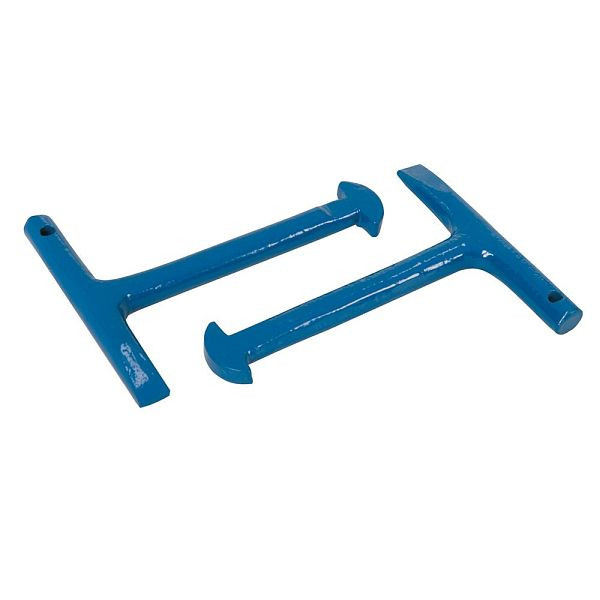 Silverline Schachtschlüssel zum Heben von Mannlochabdeckungen, Doppelpackung, 125 mm, 868537