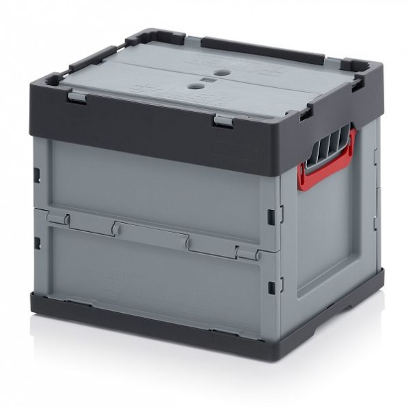 Auer Faltboxen mit Deckel, LxBxH: 40 x 30 x 32 cm, FBD 43/32