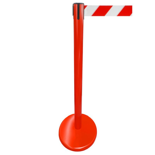 Stein HGS Personenleitsystem -P-Line Future Safety-, rot, rot/weiß diagonal (schraffiert), mit Gurtendstück (Standard), 15170-0302