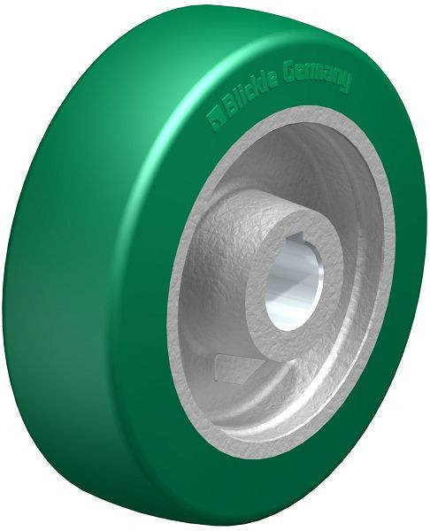 Blickle GSTN 150/25H7 Rad aus Blickle Softhane®, Grün, 754394