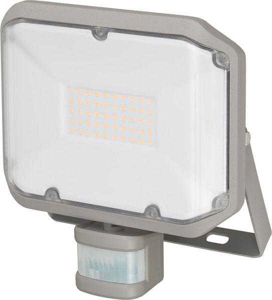 Brennenstuhl LED Strahler AL 3050 mit PIR (LED Fluter zur Wandmontage, 30W, 3110lm, 3000K, IP44, mit Bewegungsmelder, warmweiße Lichtfarbe), 1178030901