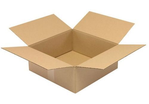 TransPak Wellpapp-Faltkarton 1-wellig, Innenmaß 350 x 350 x 140 mm, Qualität 1.20B, VE: 25 Stück, 299266