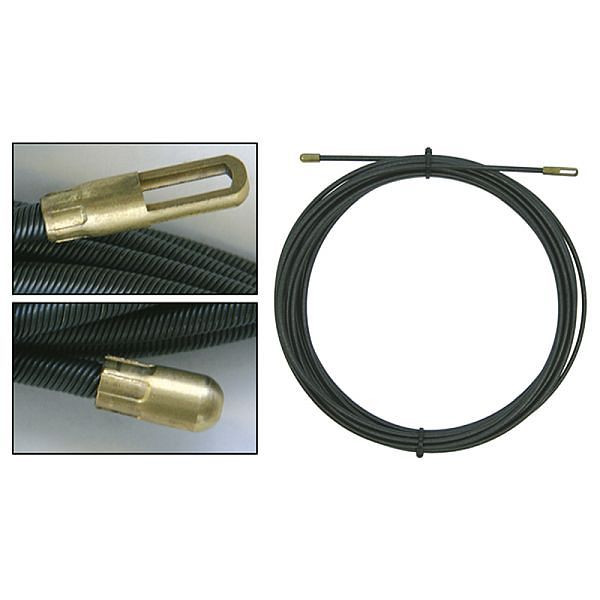 Haupa Einziehperlonband 25 m x 4 mm, mit Suchfeder, 150247