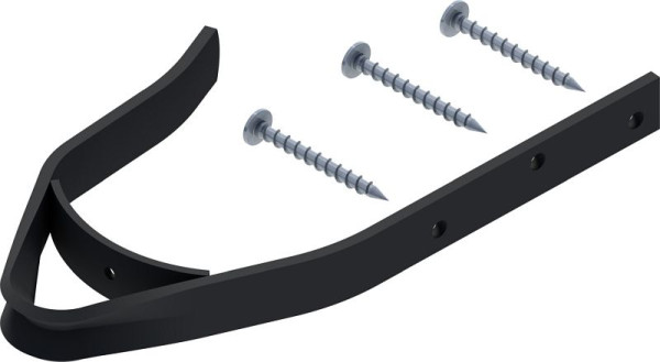 Layher Sicherheitsdachhaken flach, Max. Belastbarkeit: 150 kg, grau, 1049312