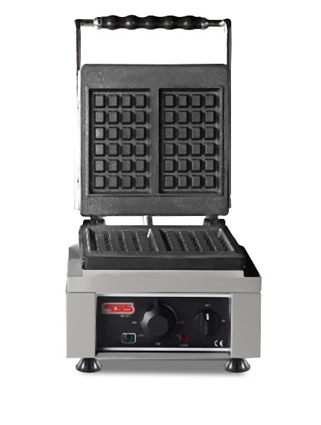 SGS Gastro Waffeleisen für 2 Waffeln (8x16x1,5 cm), WK 25 E