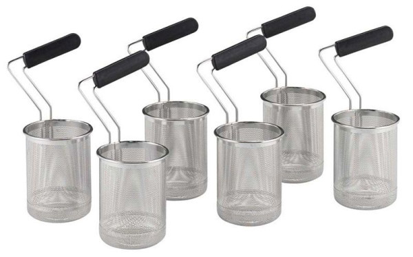 ZANUSSI Satz runde Körbe, für 40 l-Pastakocher, Ø x H in mm: 135 x 140, VE: 6 Stück, 406927213