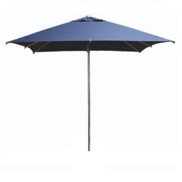 Eden Milan quadratischer Sonnenschirm 2,5 x 2,5 m blau, FP055