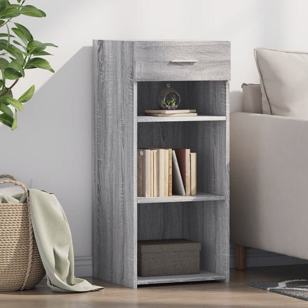 vidaXL Sideboard Grau Sonoma 40x42,5x93 cm Holzwerkstoff, 846318