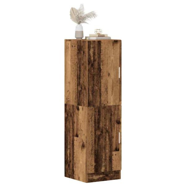 vidaXL Küchenschrank Altholz-Optik 38x41,5x131,5 cm Holzwerkstoff, 860119
