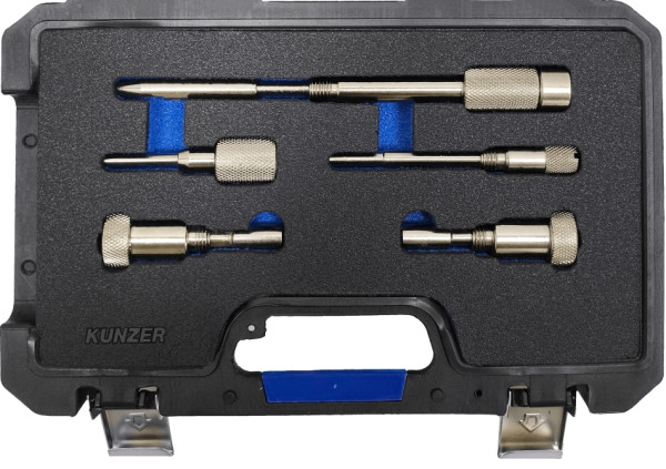 Kunzer Motor-Einstellwerkzeugsatz FIAT / CITROËN / PEUGEOT / IVECO Für Reparaturarbeiten an 2.3- und 3.0-Liter- Motoren, 77M201
