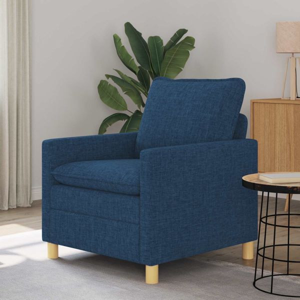 vidaXL Sofa Blau 76 x 81 x 87,5 cm Stoff, 42028754
