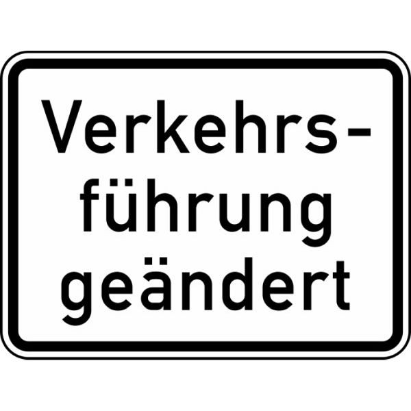 Stein HGS Verkehrsführung geändert Nr. 1008-31, 450x600mm /RA2/Alform, 1008-31-222