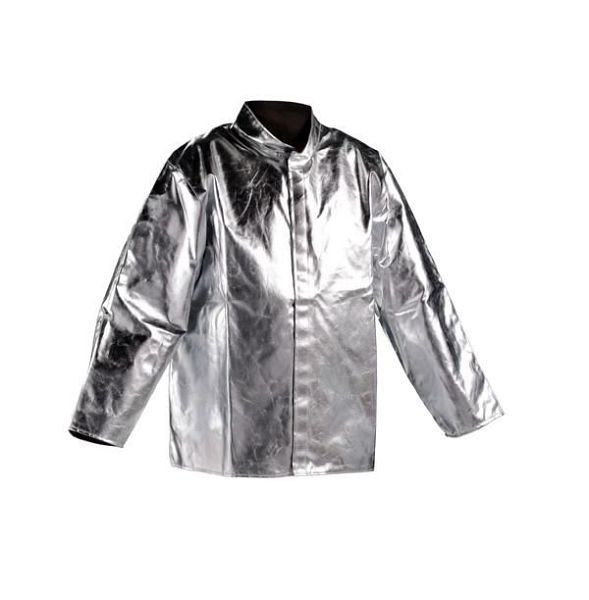 Jutec Hitzeschutzjacke, 80 cm, 1000°C Strahlungshitze, Preox-Aramidgewebe JT260PXAHV, Größe: 52, HSJ080KA-1-52