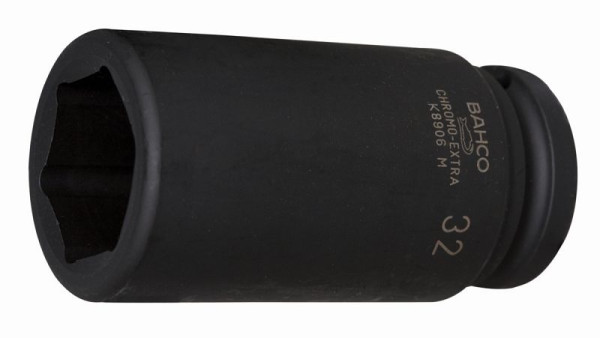 Bahco 3/4" Kraft-Steckschlüssel-Einsatz, 6kant, lang, SW 1 1/16", K8906Z-1.1/16