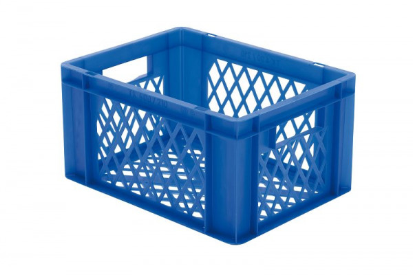 LA-KA-PE TK 400/210-2, Transport-Stapelkasten, grau, Wände und Boden durchbrochen, VE: 4 Stück, 07421 22 25