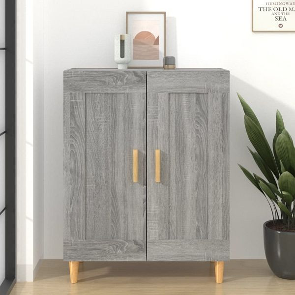 vidaXL Sideboard Grau Sonoma 69,5x34x90 cm Holzwerkstoff, 817340