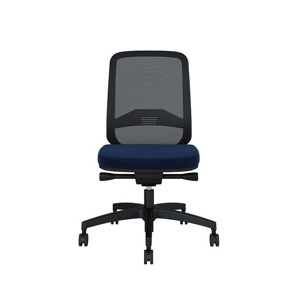 Bisley Bürodrehstuhl Bali, Rückenlehne aus Netzbezug Kunststofffußkreuz, TN9618 lava blue, BALIKRT0015TN9618