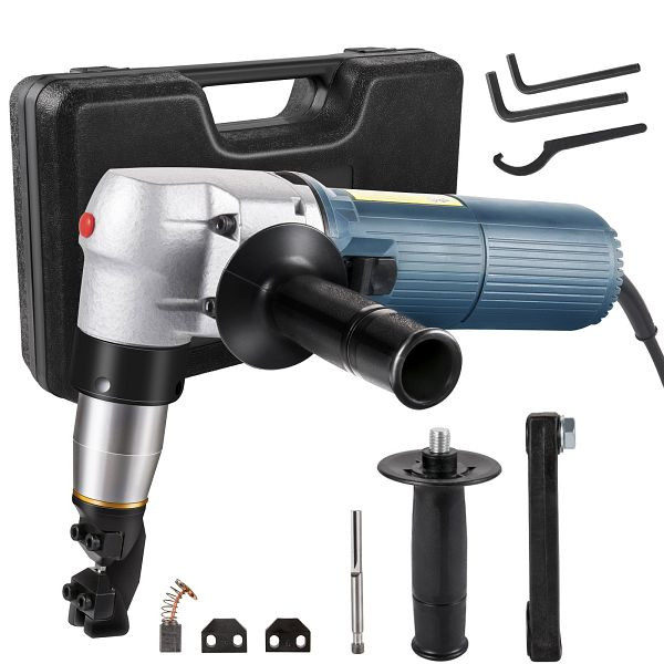 VEVOR Druckluft Blechschere 4mm Blechnibbler 625W Blechknabber 1000U/min Knabber Schere, Edelstahl, DCJO4.0MM220VENBUV2