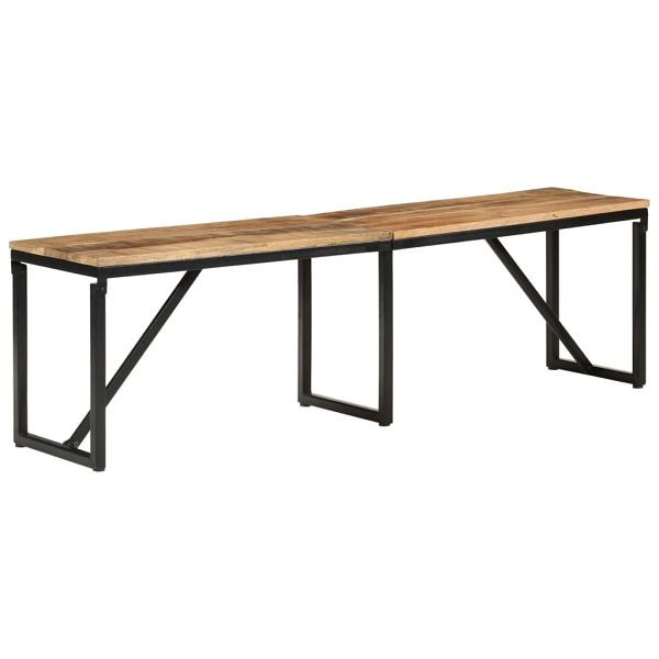 vidaXL Sitzbank 160x35x46 cm Massives Mangoholz, 351683