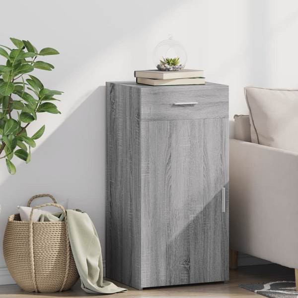 vidaXL Sideboard Grau Sonoma 45x42,5x93 cm Holzwerkstoff, 846290