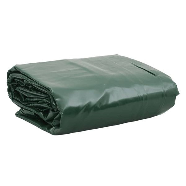 vidaXL Abdeckplane Grün 2,5x4,5 m 650 g/m², Material: Canvas mit PVC-Beschichtung, 156151
