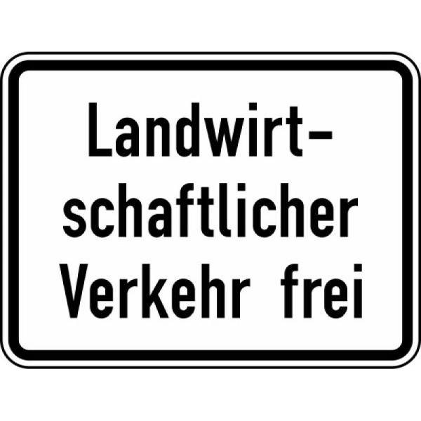 Stein HGS Landwirtschaftlicher Verkehr frei Nr. 1026-36, 450x600mm /RA1/Alform, 1026-36-212