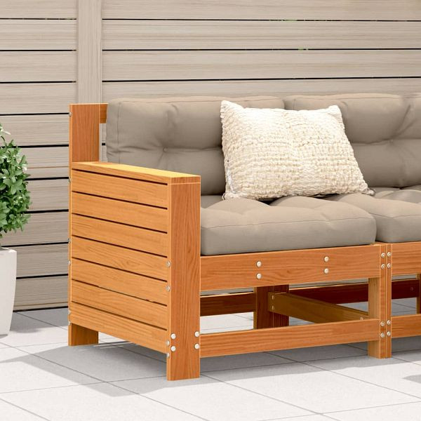 vidaXL Gartensofa mit Armlehne 69x62x70,5 cm Massivholz Kiefer, 844885