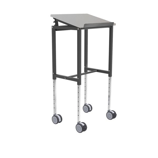 Kongamek Trolley schmale Ausführung Grau, Tischwagen, KM159-SG-ERGO