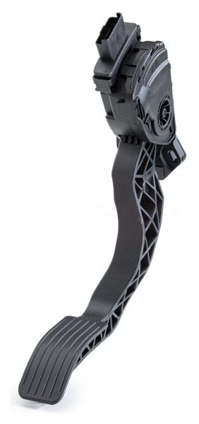 HELLA Sensor, Fahrpedalstellung, für Linkslenker, 6-polig, Automatikgetriebe, Pedalbelag aus Gummi, 6PV 009 949-831