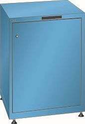 LISTA Flügeltürschrank 18x36E (BxTxH) 411x725x850mm Farbe: Lichtblau, Türlagerung: links angeschlagen, 69.942.010