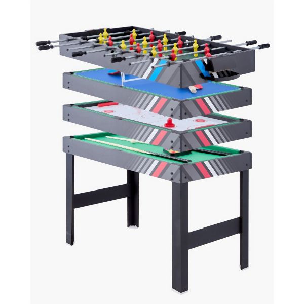 VEVOR Airhockey Tisch Spieltisch Tischtennis 122cm Tischfußball 4 in 1 Multi, SDJFKQQGQZ48H9FNMV0