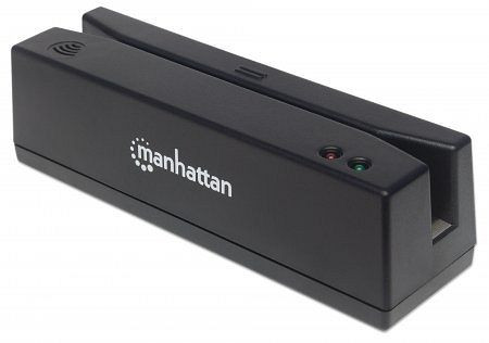 MANHATTAN Magnetkartenleser, USB, Drei-Spuren-Leser, 460255