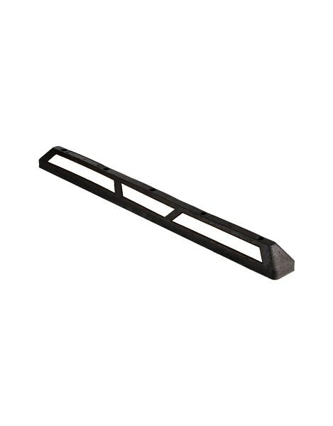 Ri-Traffic Radstopp 176 cm Gummi, Weiße Reflexion, 10-1076-01-EZ