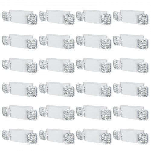 VEVOR 24x LED Notleuchte Fluchtwegleuchte Notbeleuchtung Notlicht 3W 2 Köpfe, YJZSD24J0000UQ6JJV7
