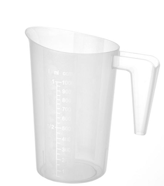 Hendi Messbecher, stapelbar, 1 L, ØxH: 124x170 mm, 567821