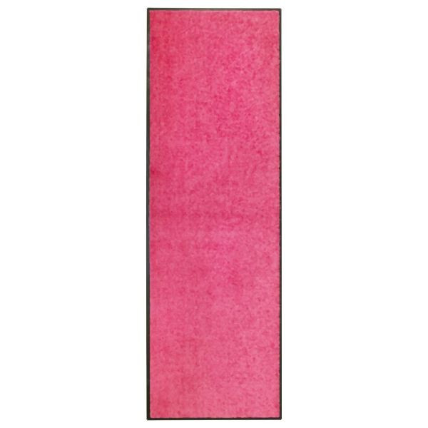vidaXL Fußmatte Waschbar Rosa 60x180 cm Abmessung, 323447