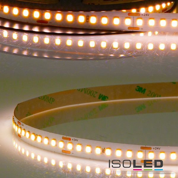ISOLED LED HEQ927 Flexband High Bright, 24V DC, 12W, IP20, 2700K, 140 lm/W, 5m Rolle, 160 LED/m, 114914