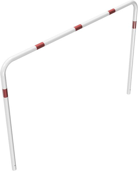 Schake Rohrbügel aus Stahlrohr Ø 48 x 2,5 mm ohne Querholm zum Einbetonieren, Gesamtbreite 2000 mm, Gesamthöhe 1400 mm, beschichtet, 448_20B