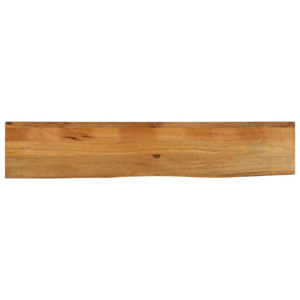 vidaXL Tischplatte mit Baumkante 140x20x3,8 cm Massivholz Mango, 370567