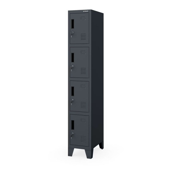 Jan Nowak Schließfachschrank ROBERT 1 Plus 292 x 1720 x 450 mm, Anthrazit, 2120