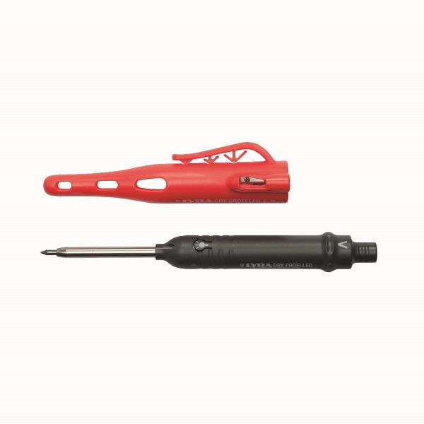 BRINKO DRY Profi LED, Markierungsstift, schwarz, wasserlöslich, Integrierte LED-Leuchte, 2514