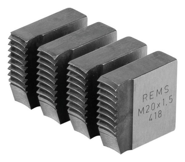 REMS Schneidbacken M 20 x 1,5, Satz RWS, Maße (LxBxH): 37 x 21 x 12 mm, 521312 RWS
