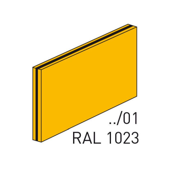Stein HGS Fertigschild -Thermograv®-, für Schilderträger, ABS (120 x 90 mm), 120 x 85 mm, RAL 6032 grün, (weißer Kern), 80.b9015-07
