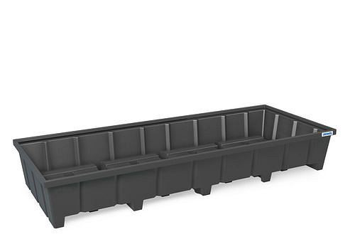 DENIOS Regalwanne aus Polyethylen (PE), für Regale mit Fachbreite 3300 mm, 291049