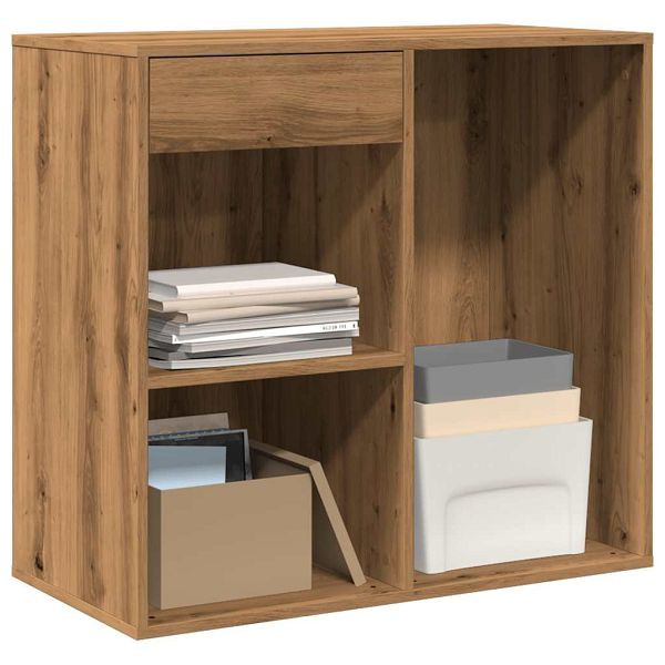 vidaXL Kosmetikschrank Artisan-Eiche 80x40x75 cm Holzwerkstoff, 857030