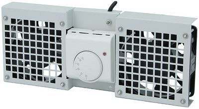LogiLink Dachlüftereinheit, 2 Lüfter, lichtgrau (RAL7035), FAW102G