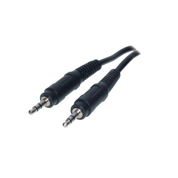 S-Conn 2 Klinkenstecker 3,5mm Stereo, 0,5m, 30812-0.5